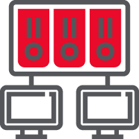 Zakelijk netwerken, zowel data als telefonie, laat je aanleggen door Stokkel Installatietechniek.